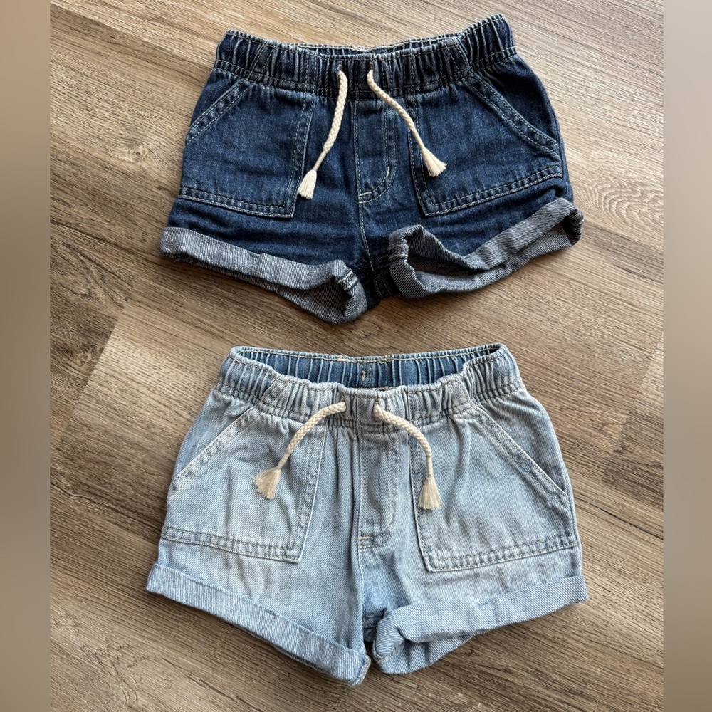 Cat and Jack 2T Denim Shorts - 2 pair package